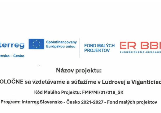 SPOLOČNE sa vzdelávame v Ludrovej a Viganticiach