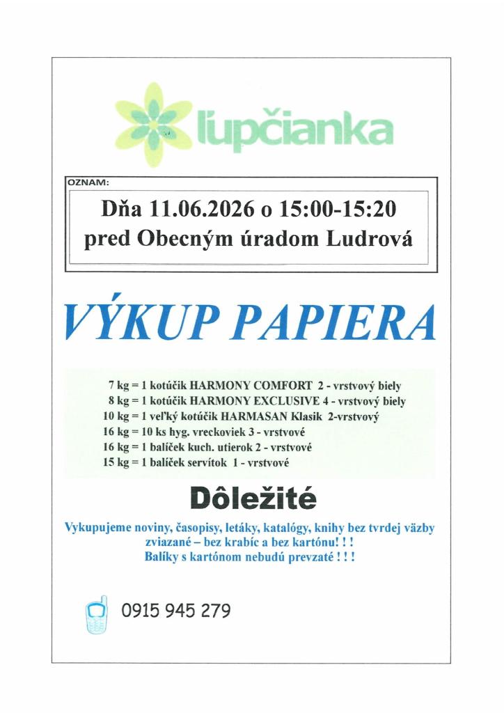 Výkup papiera
